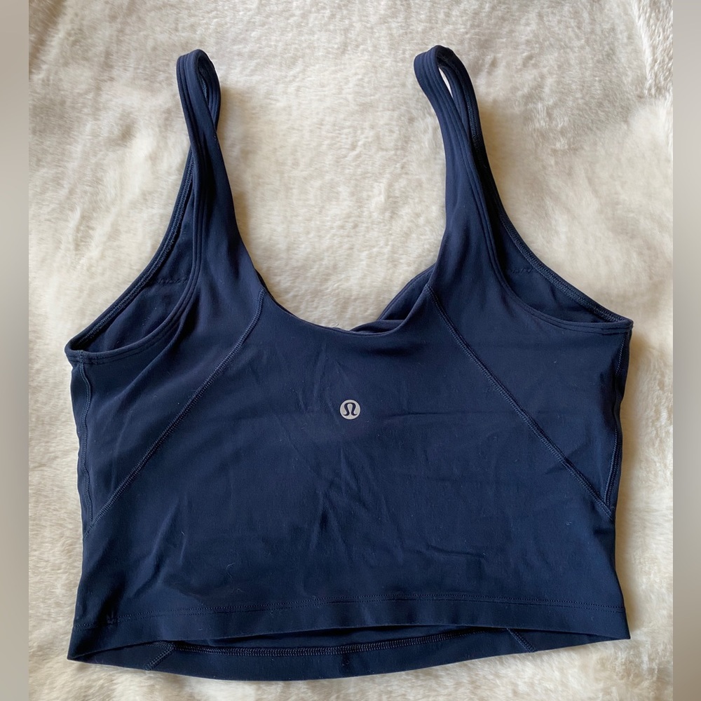 lululemon align tank (8) navy